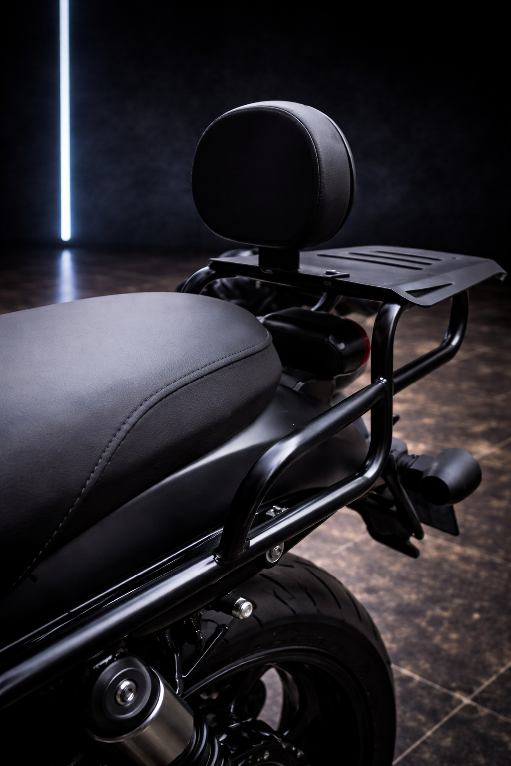 Harley Davidson X440 - Premium Top rack with Backrest – skdbikeworld