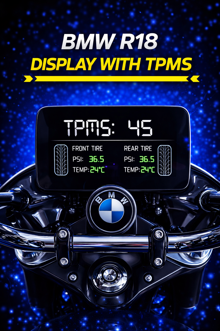 BMW R1800 Navigation Display with Camera & TPMS – skdbikeworld