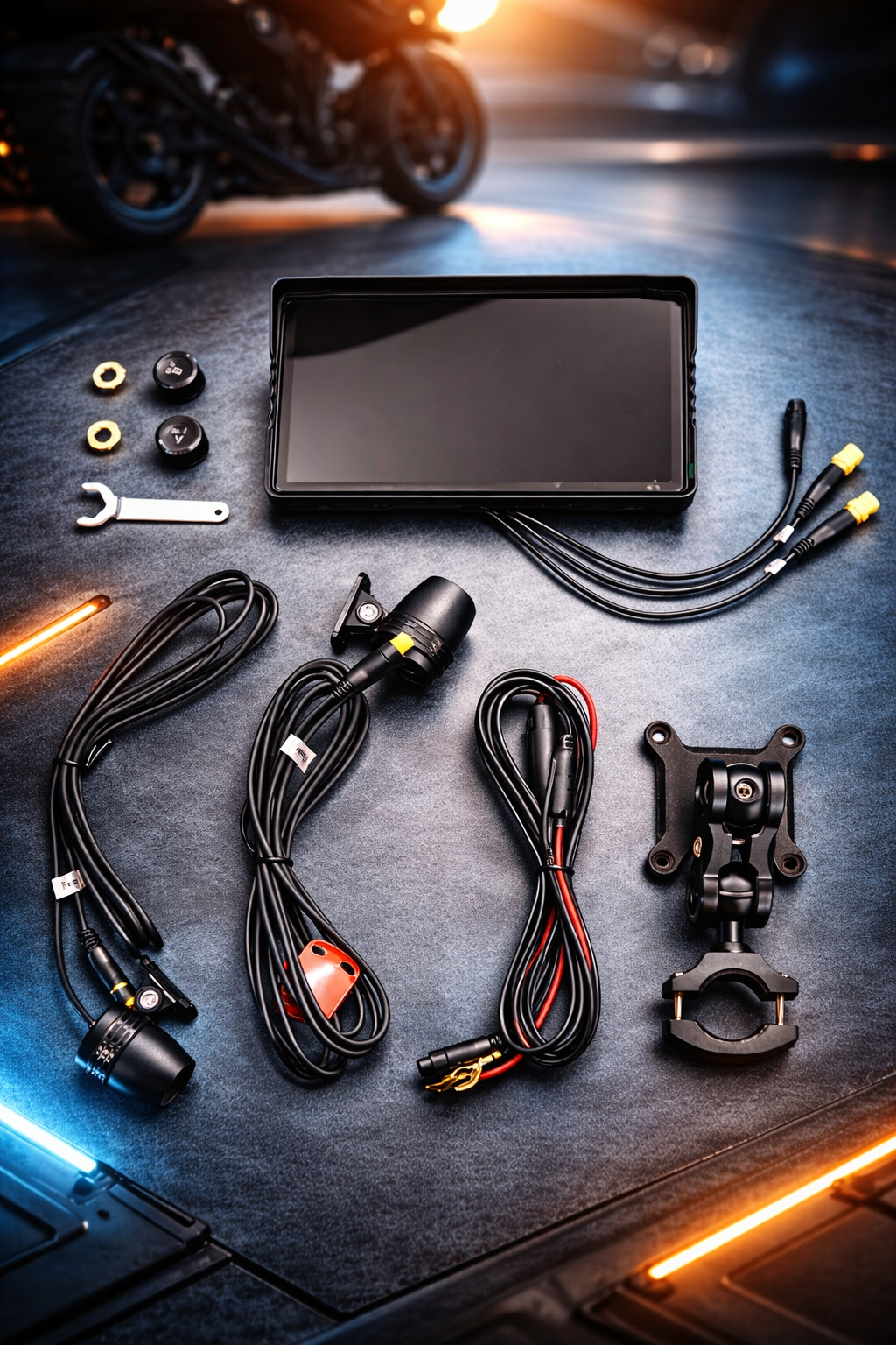 6.25 Inch Motorcycle Detachable CarPlay | Motorcycle Intelligent Scree ...