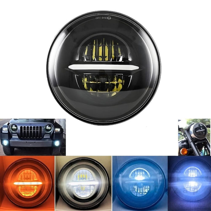 7 Inch Minus Headlight Heavy Duty | LED Bike Headlight | SKD BIKE WORLD ...
