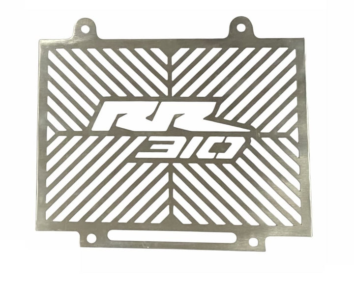 Premium Metal Radiator Guard for TVS Apache RR 310 Silver | SKD BIKE ...