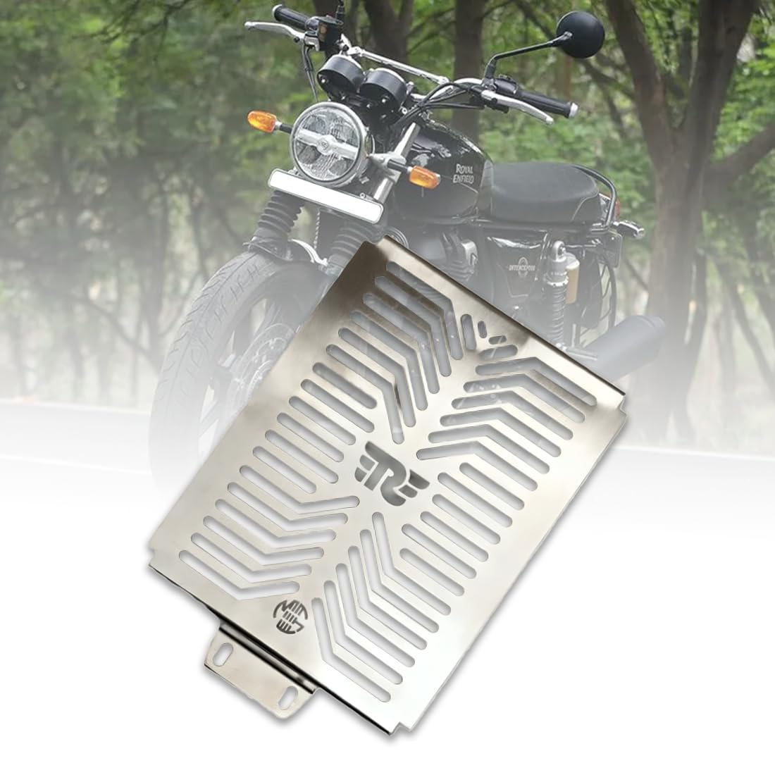 Premium Metal Radiator Guard for GT 650 & Interceptor 650 Silver | SKD ...