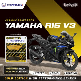 Ceramic Brake Pads For Yamaha R15 V3 - Front - CRM479 - 1 Set ...