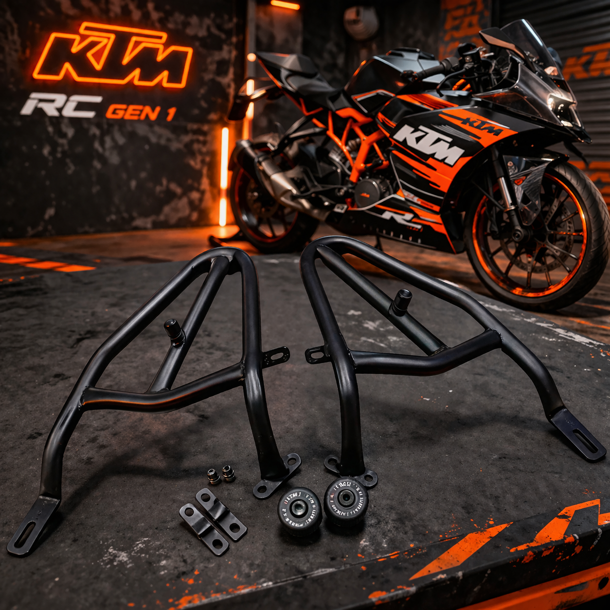 Ktm Rfs Guards KTM RC Gen 1 Crash Guard | SKD BIKE WORLD β skdbikeworld