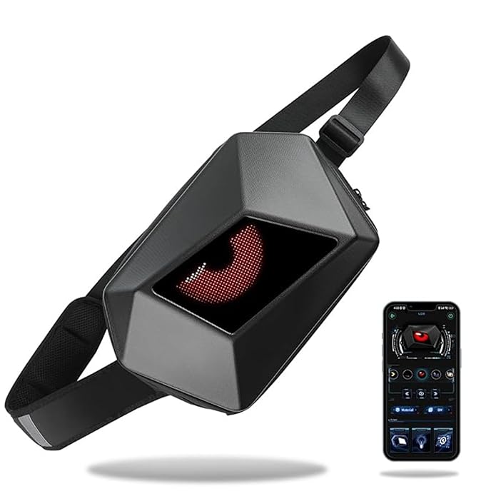 LED Eye Chest Bag | Premium Hardshell Riding Sling Bag – skdbikeworld