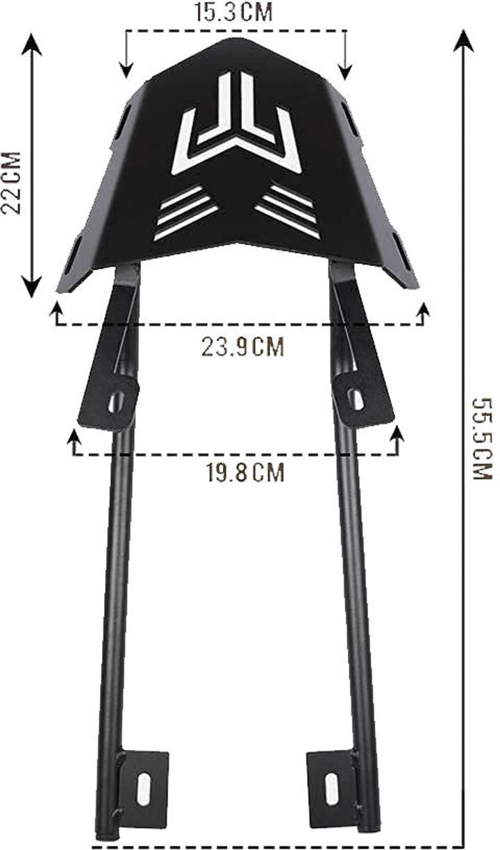MT-15 Top Rack | Premium Luggage Carrier Rack – skdbikeworld