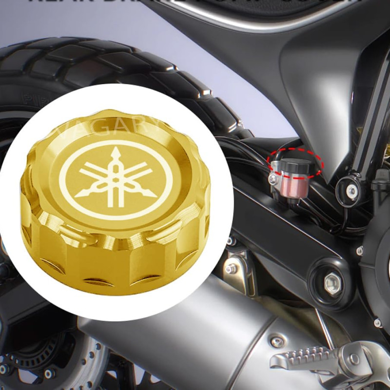 Vagary Fluid Reservoir Cap/Rear Oil Cap for Yamaha R15