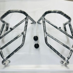 Meteor 350 crash guard with 4 slider heavy quality